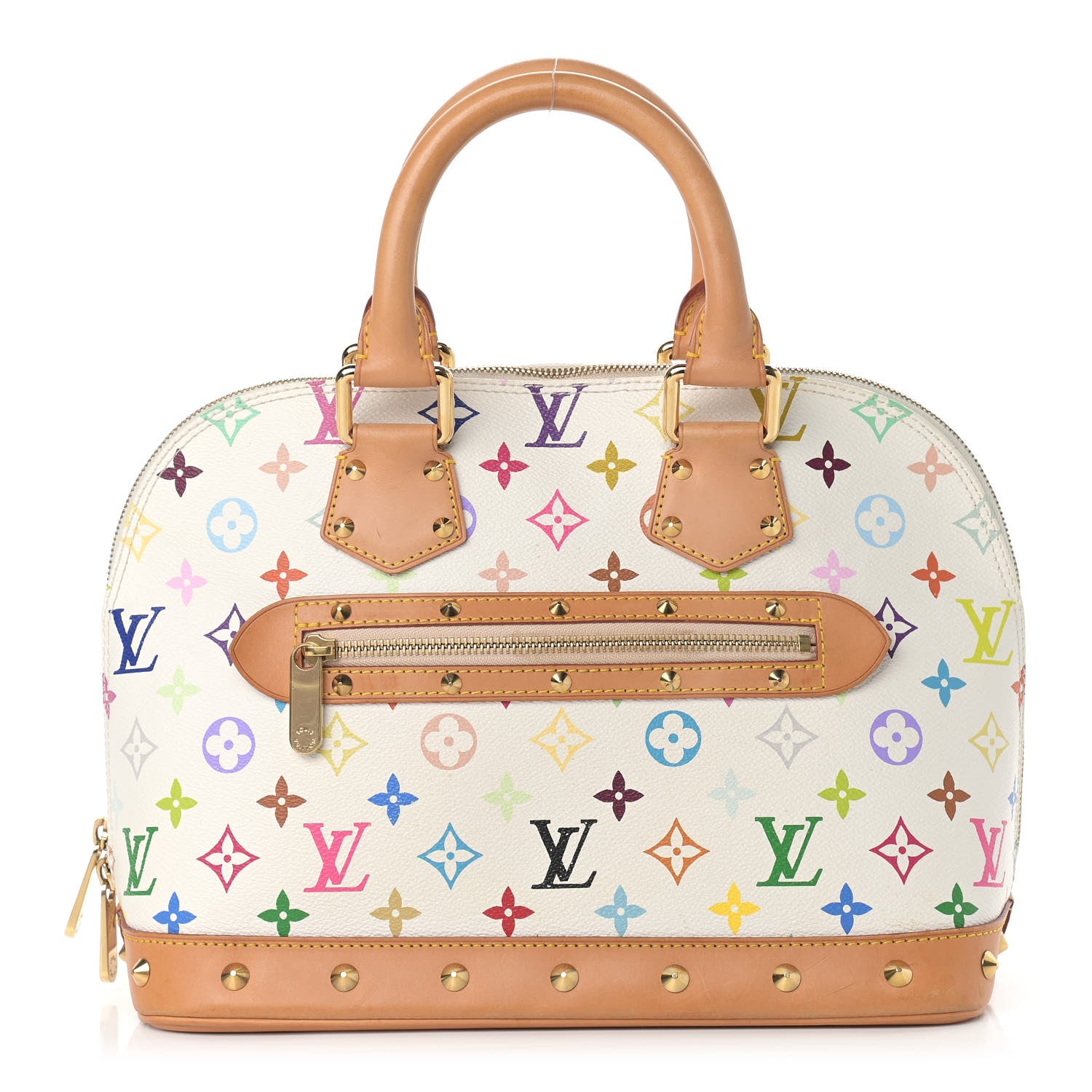 Louis Vuitton Monogram Multicolor Alma White 1 of 15