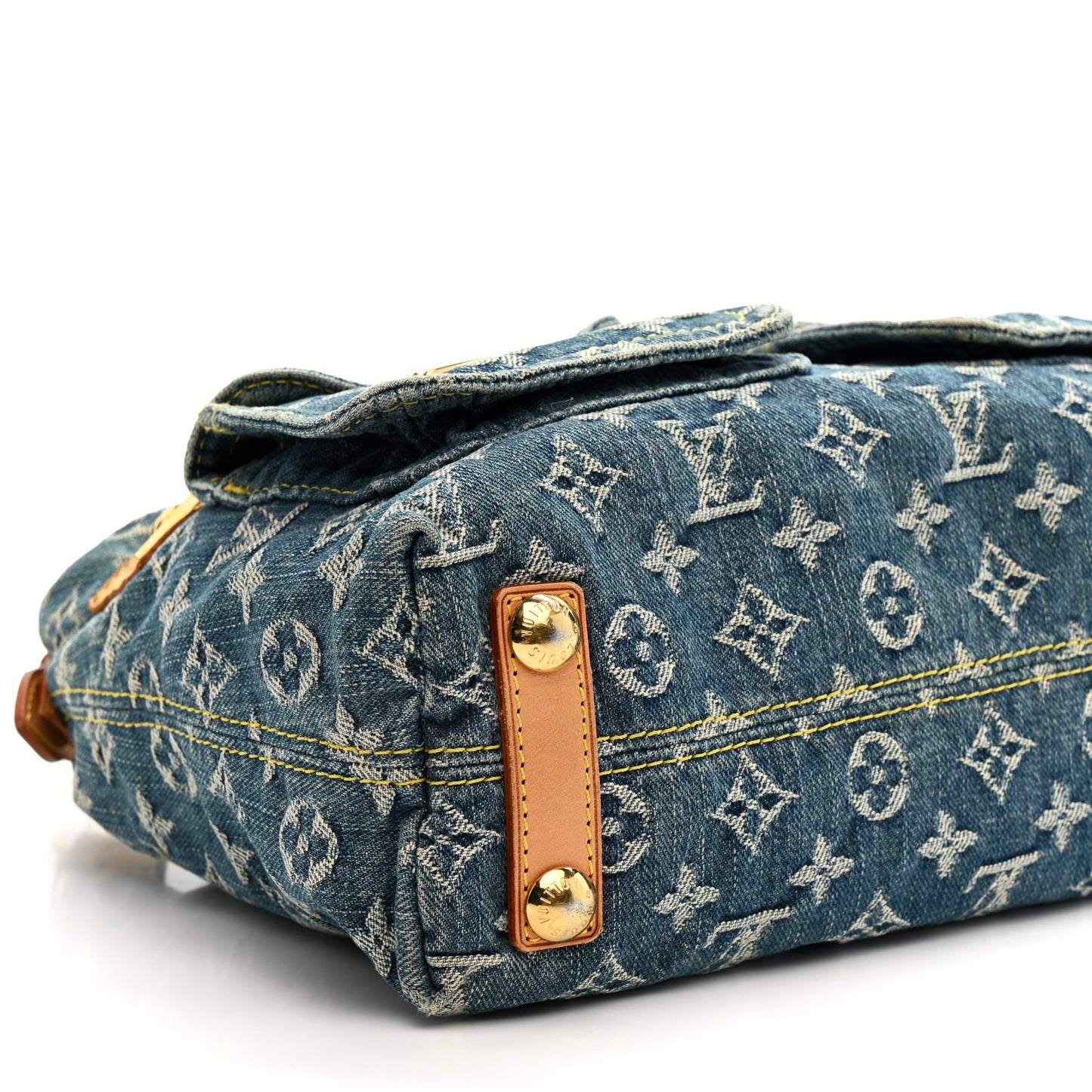 Monogram Denim Baggy PM Blue