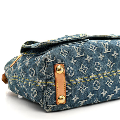 Louis Vuitton Monogram Denim Baggy PM Blue 10 of 16