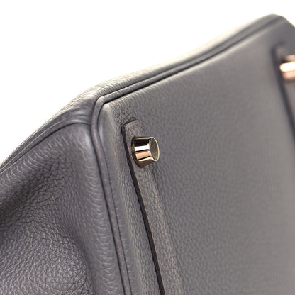 Hermes Togo Birkin 25 Etain 7 of 34