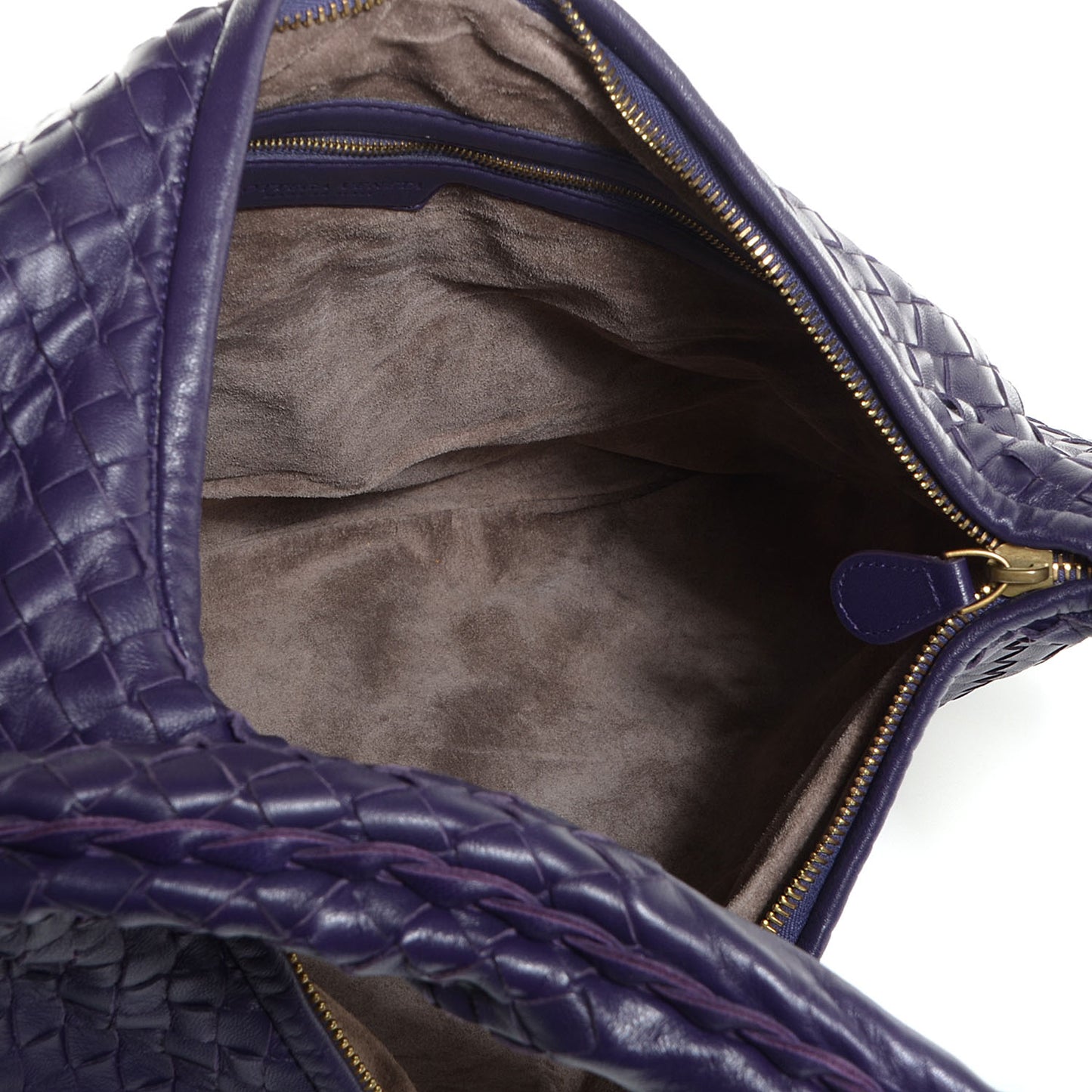 Nappa Intrecciato Pleated Large Veneta Hobo Turbolence