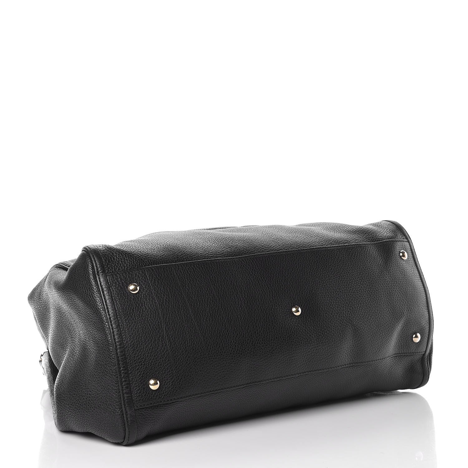 Gucci Pebbled Calfskin Large Soho Shoulder Bag Black 4 of 12