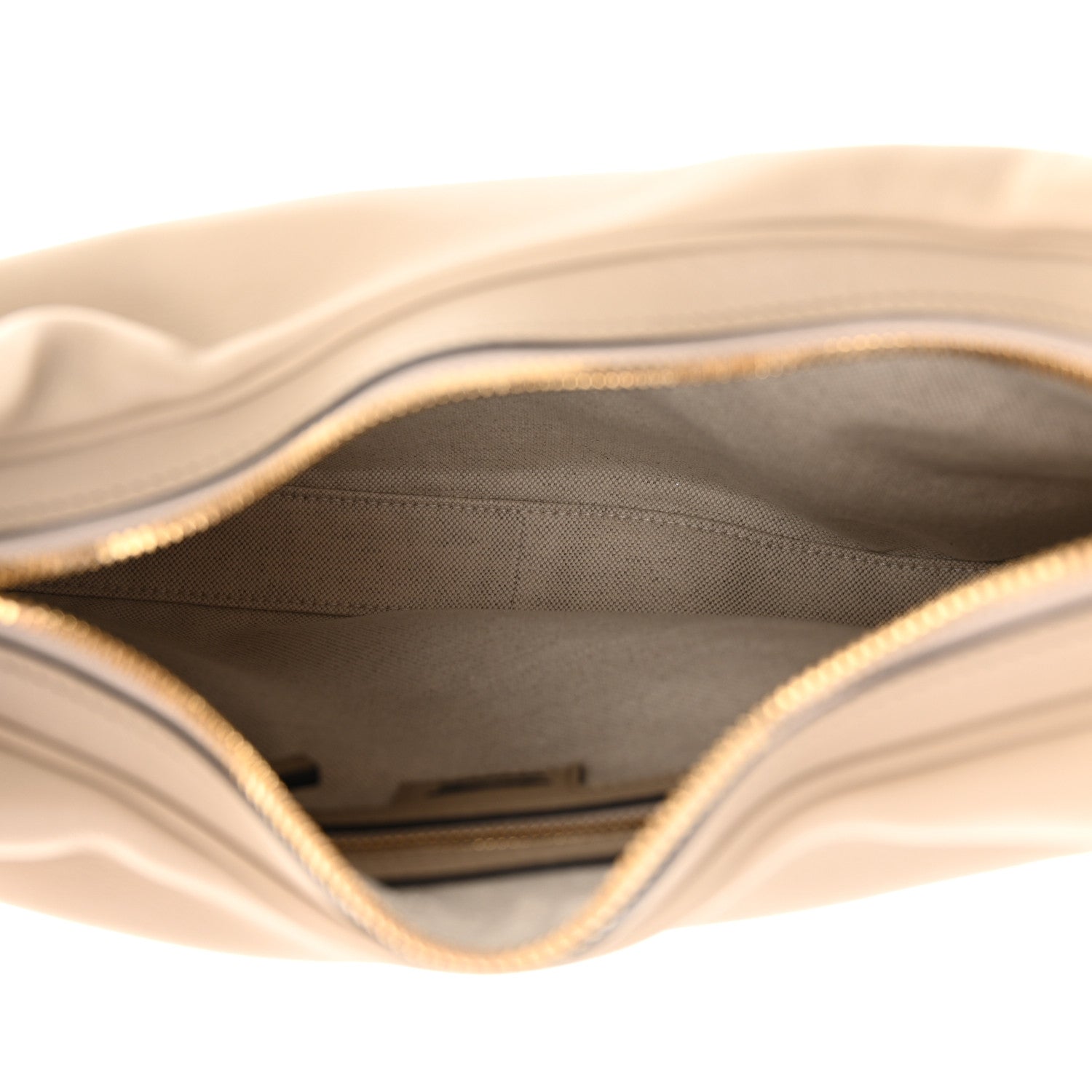 Gucci Aria Calfskin Web Large Attache Shoulder Bag Beige 5 of 10