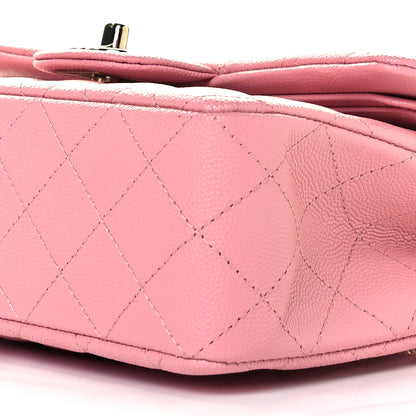 Chanel Caviar Quilted Small Double Flap Pink 8 of 9