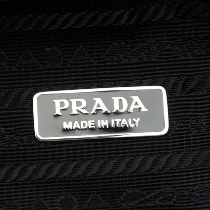 Prada Paillettes Vitello Triangle Crossbody Lime 7 of 7