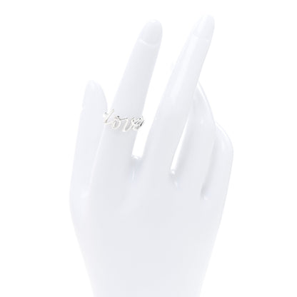 Tiffany Sterling Silver Paloma Picasso Graffiti Love Ring 54 7 2 of 5