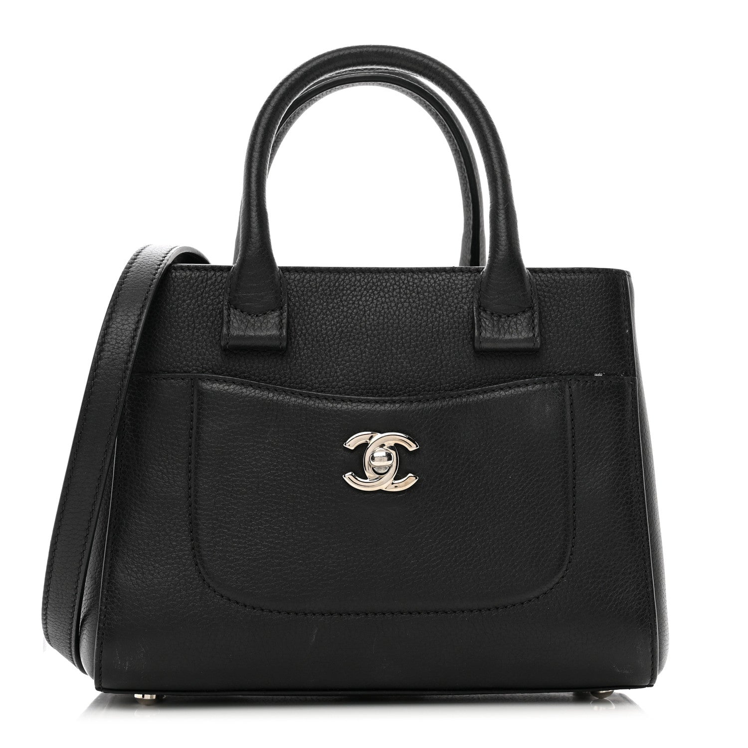 Chanel Grained Calfskin Mini Neo Executive Shopper Tote Black 1 of 13