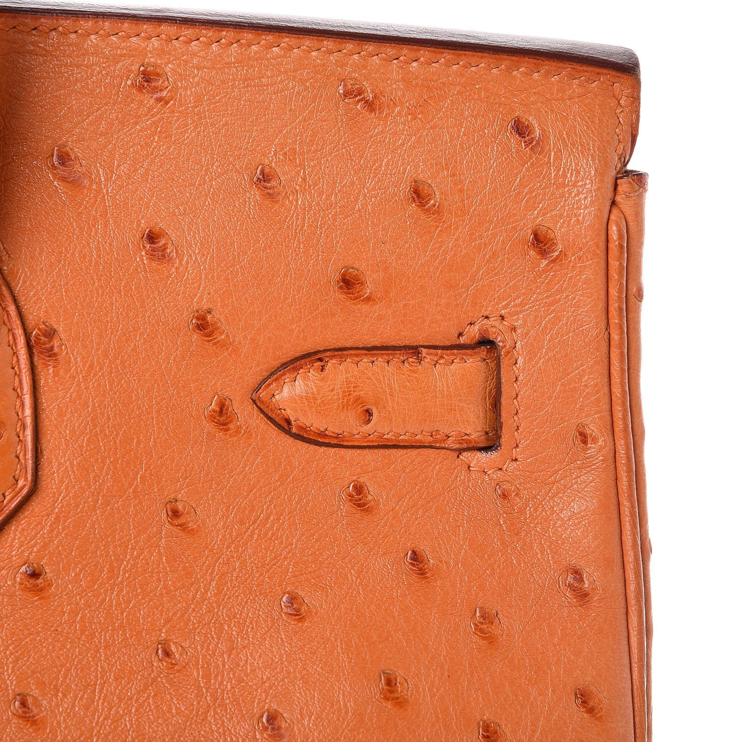 Ostrich Birkin 35 Orange