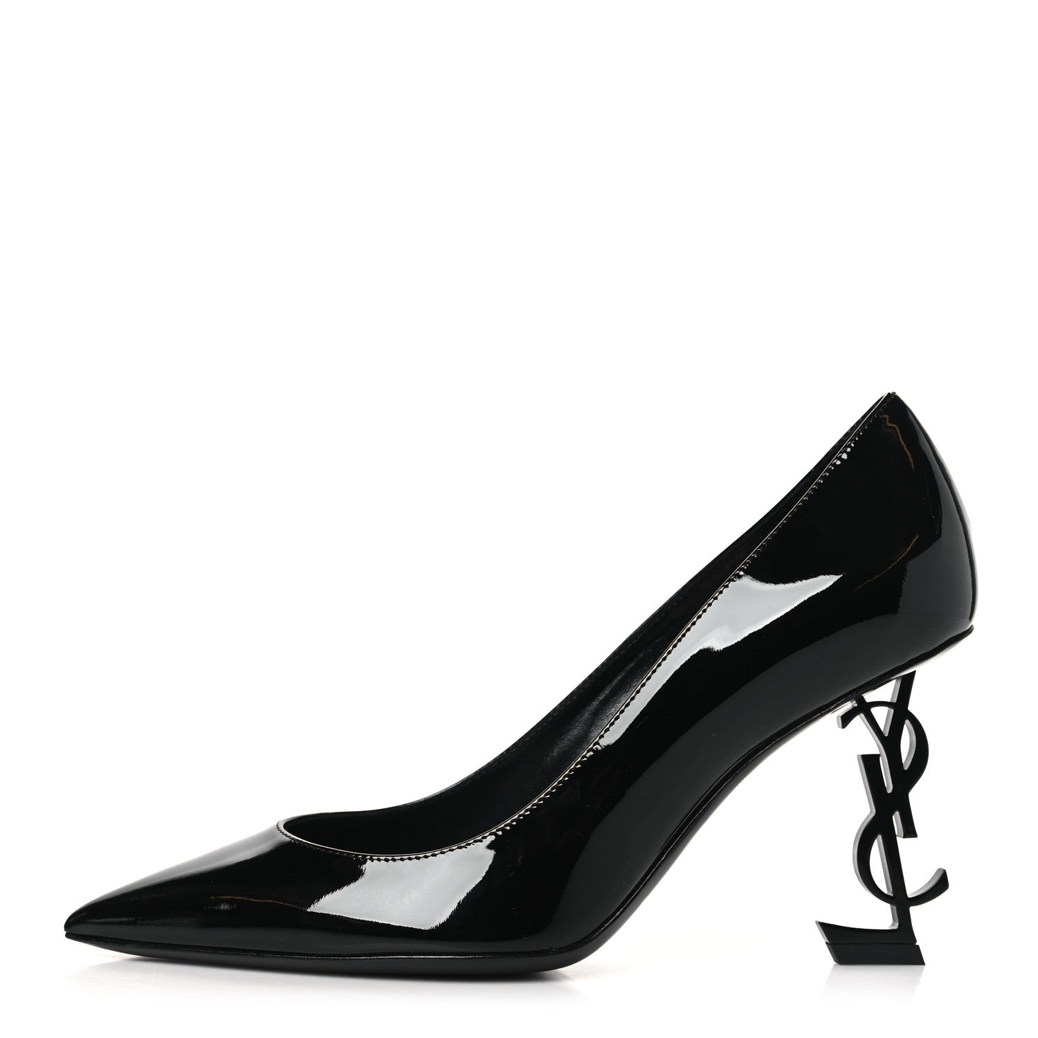 Saint Laurent Patent Opyum 85 Pumps 37 Black 1 of 9