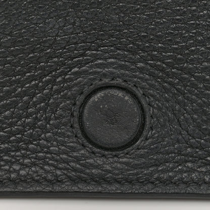 Prada Vitello Daino Double Strap Flap Crossbody Black 17 of 17