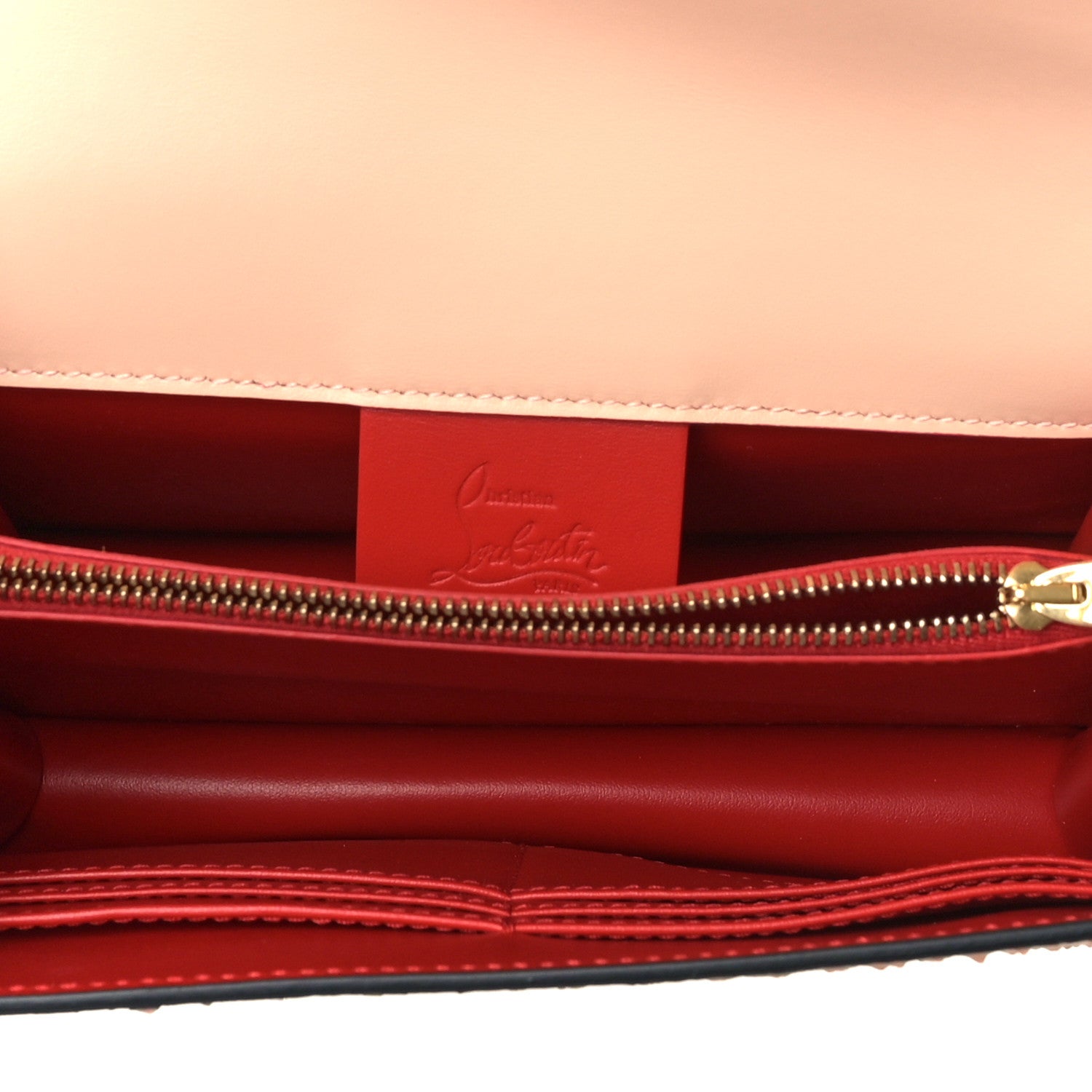 Christian Louboutin Calfskin Snakeskin Embossed Small Elisa Shoulder Bag Antoinette 4 of 7