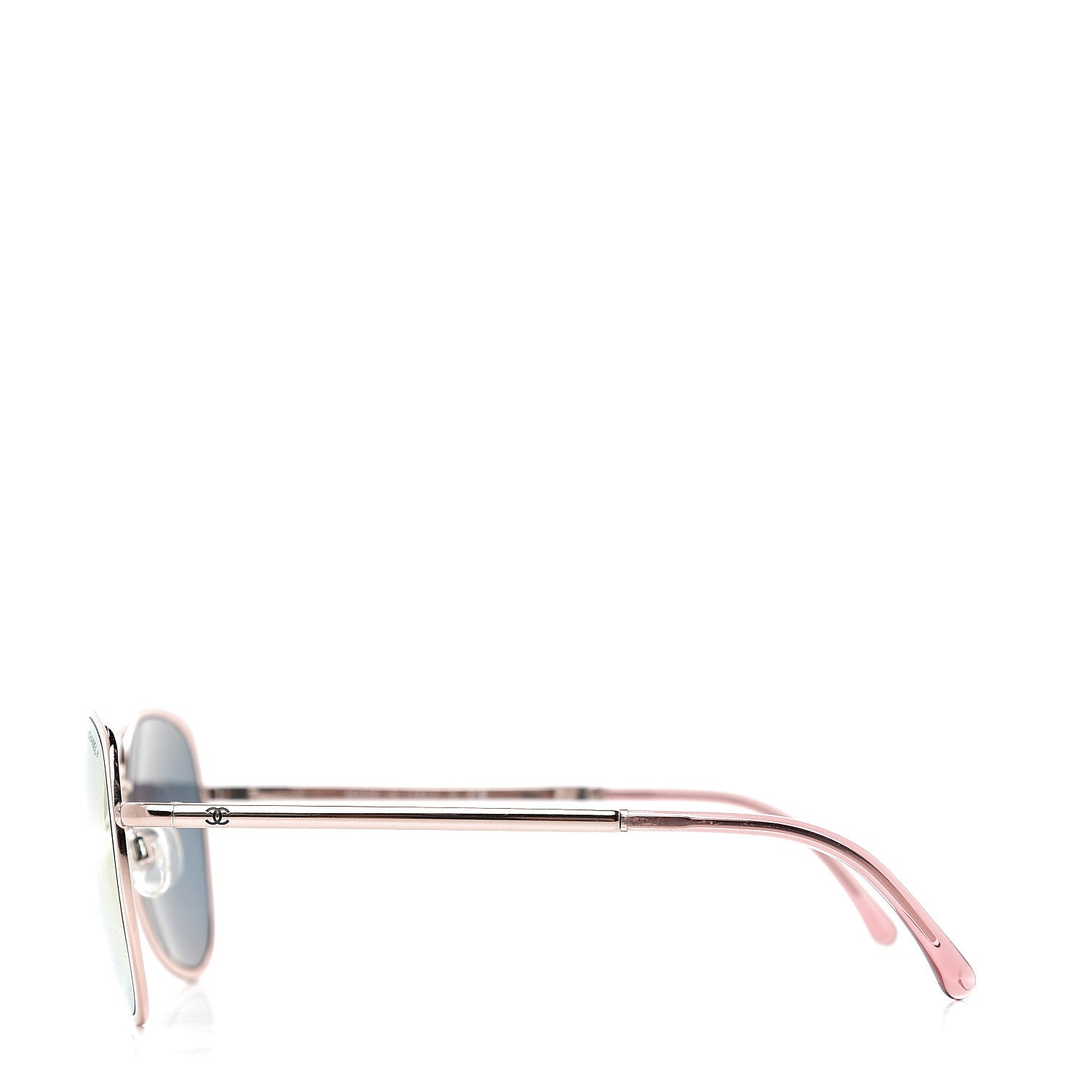 Chanel 18K Pilot Summer Sunglasses 4223 Pink Gold 3 of 8