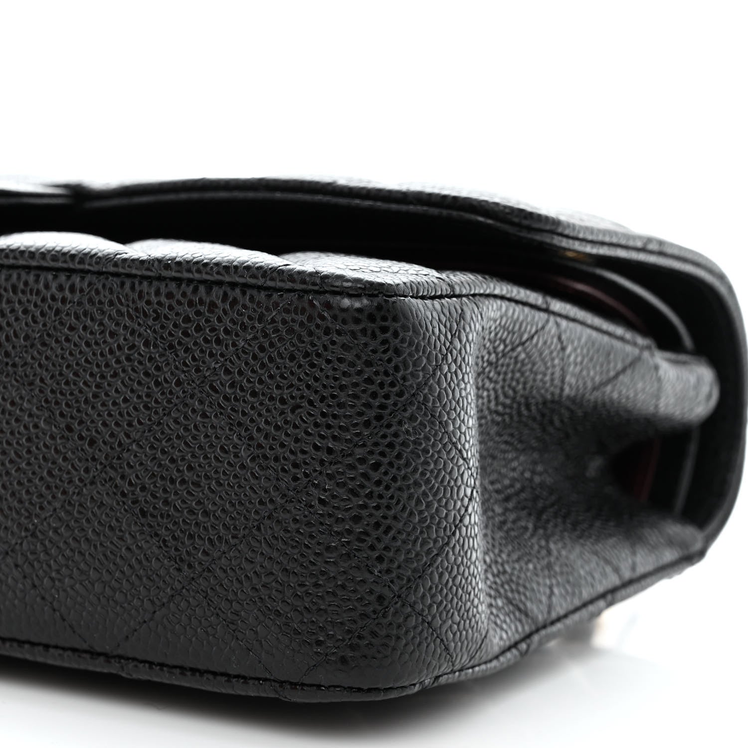 Chanel Caviar Quilted Medium Double Flap Black 10 of 11
