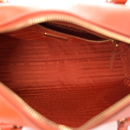 Prada Saffiano Lux Bauletto Papaya 5 of 11