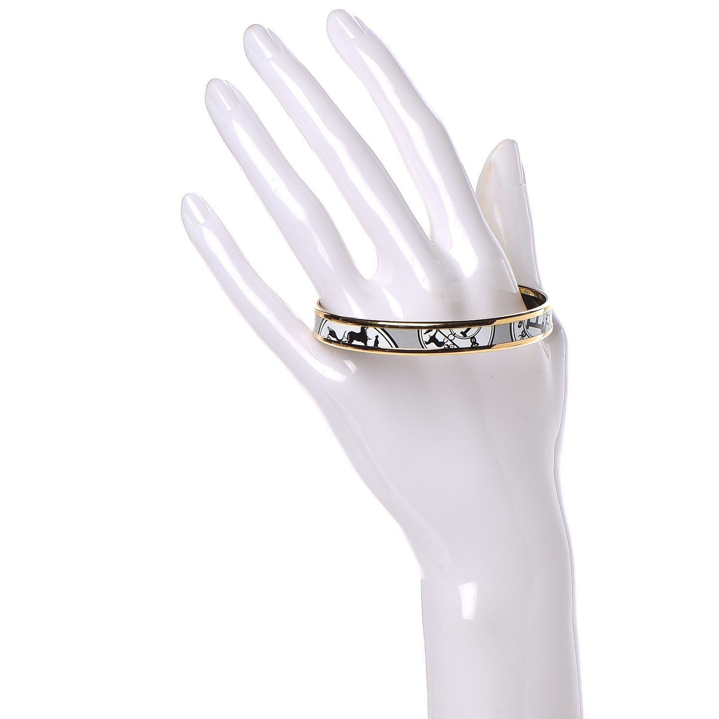 Enamel Printed Narrow Ex Libris Bracelet 65