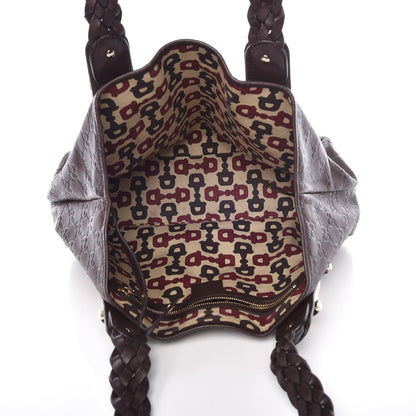 Gucci Guccissima Small Pelham Shoulder Bag Chocolate 5 of 7
