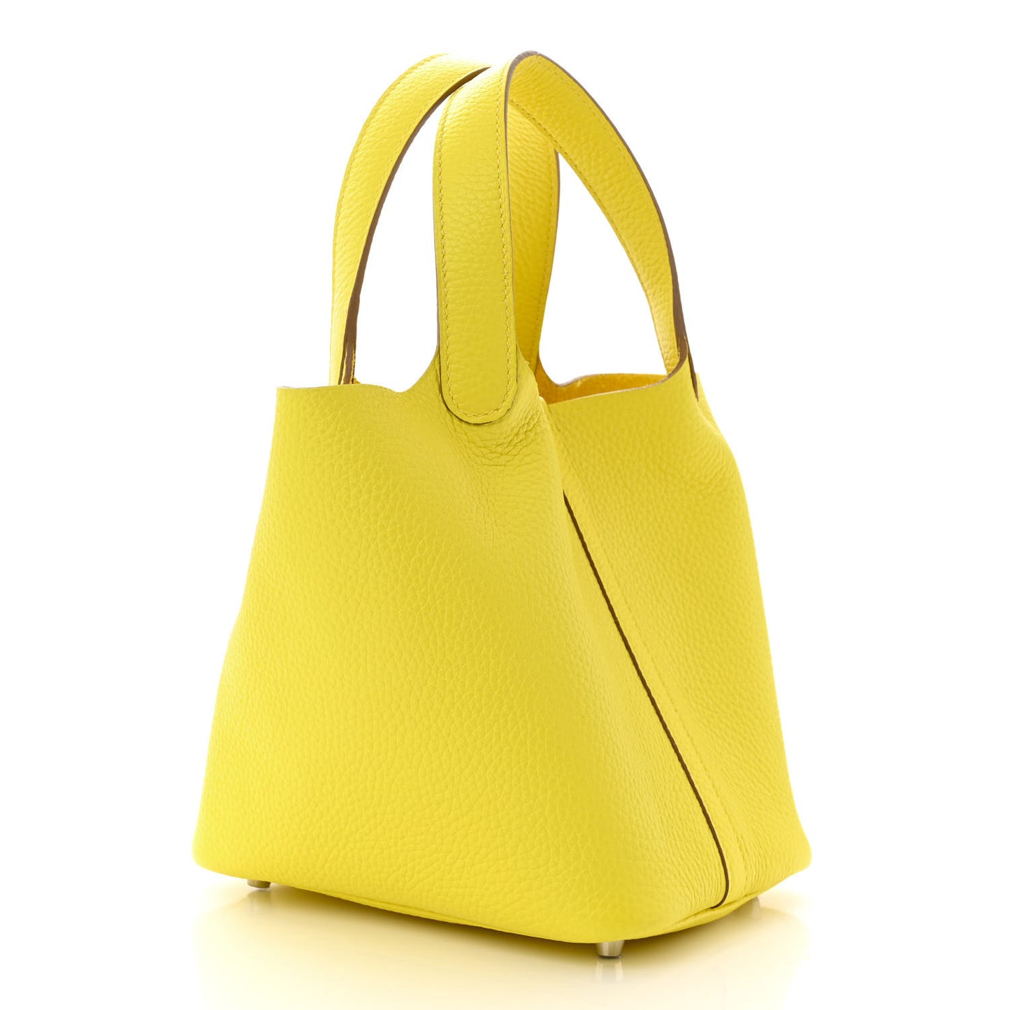 Taurillon Clemence Picotin Lock 18 PM Limoncello