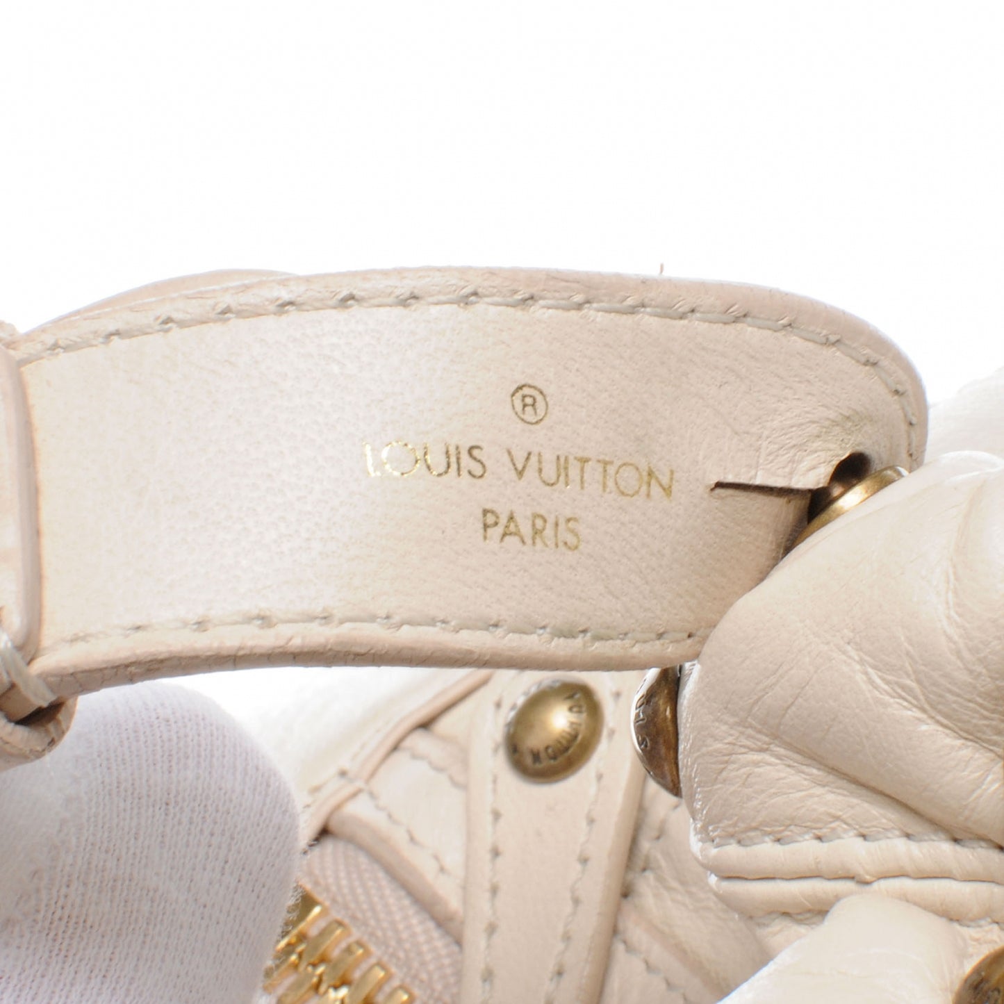 Lambskin Riveting Ecru