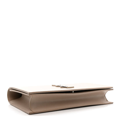 Saint Laurent Grain De Poudre Classic Kate Monogram Clutch Nude Powder 4 of 9