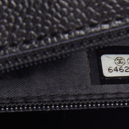 Chanel Caviar Quilted Jumbo Kelly Flap Black 9 of 9