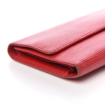 Louis Vuitton Epi Porte Tresor International Wallet Rouge 13 of 15