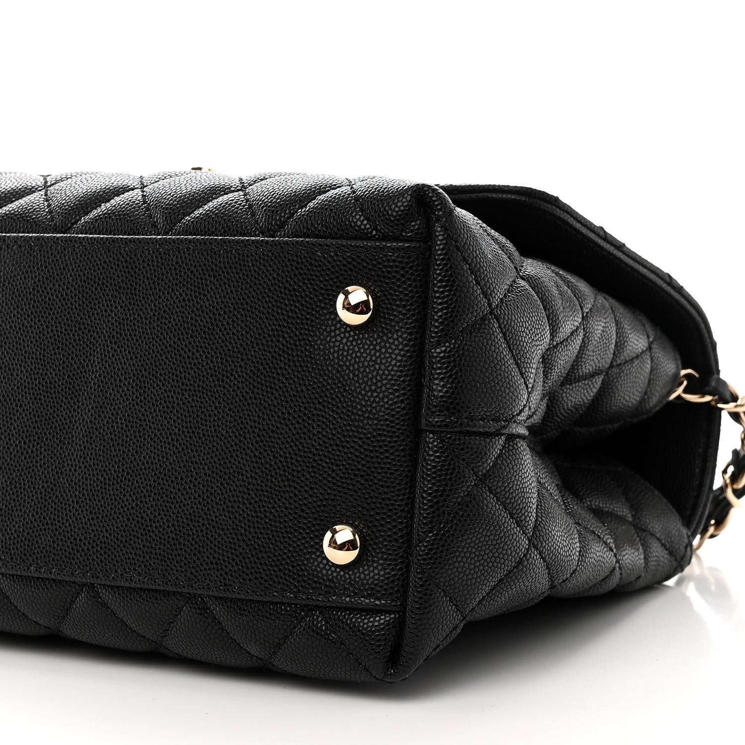 Chanel Caviar Quilted Small Coco Handle Flap Black 9 of 9