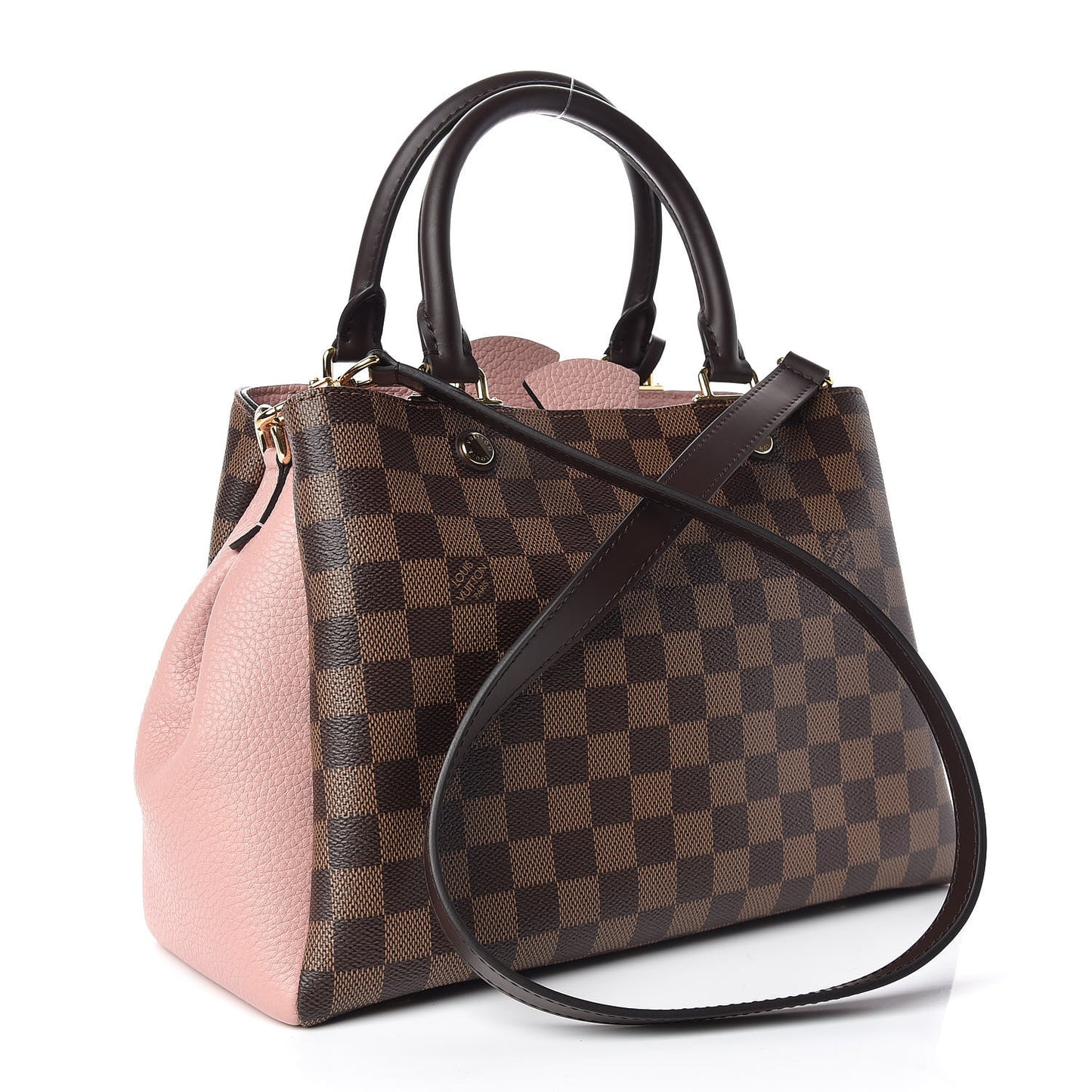 Damier Ebene Cuir Taurillon Brittany Magnolia