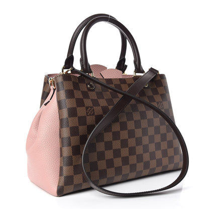Louis Vuitton Damier Ebene Cuir Taurillon Brittany Magnolia 3 of 9
