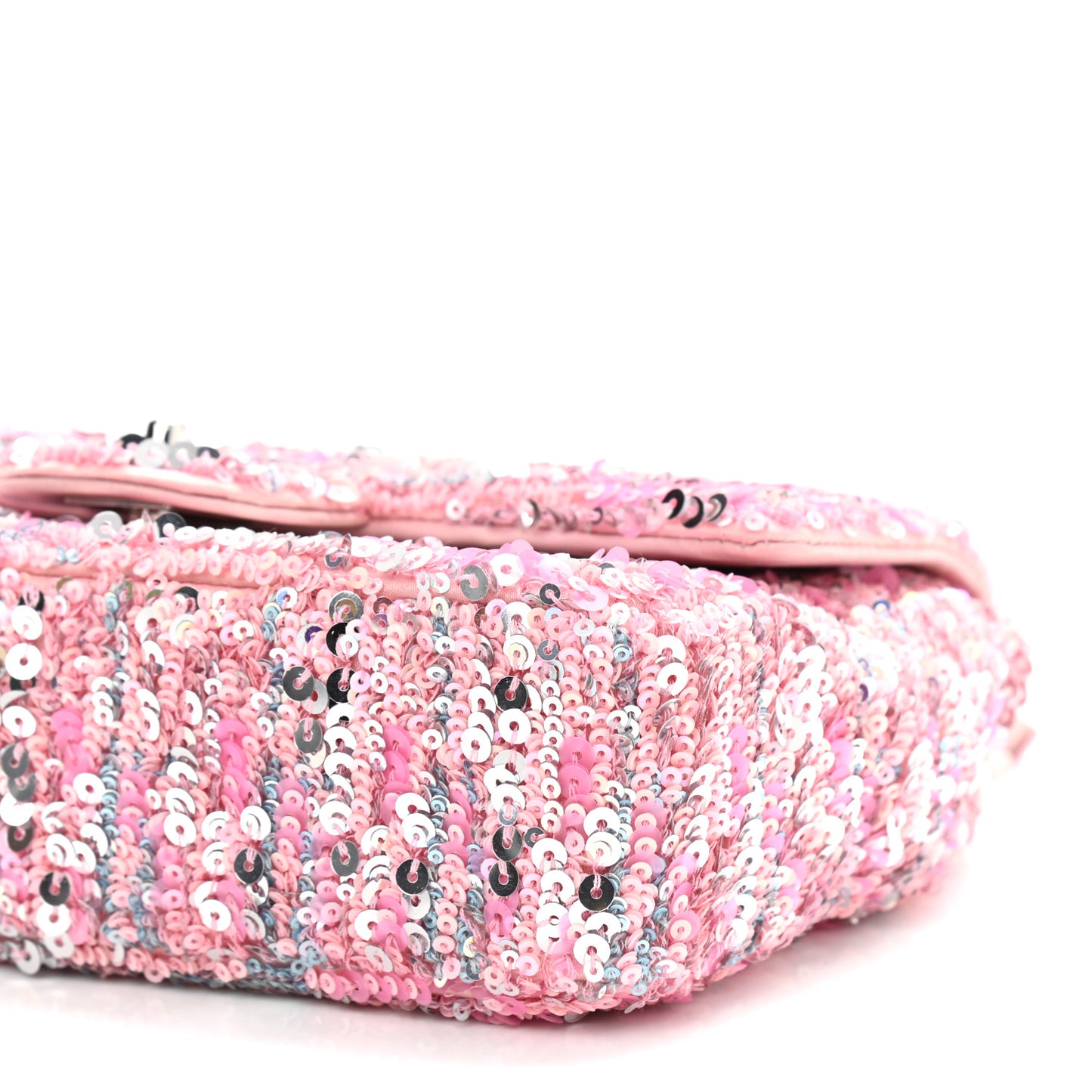 Sequin Mini Flap Pink Multicolor