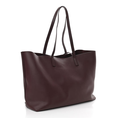 Saint Laurent Calfskin Large Shopping Tote Old Bordeaux 3 of 11