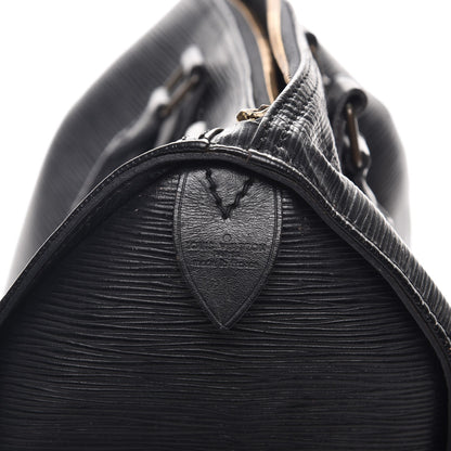 Louis Vuitton Epi Speedy 25 Black 6 of 19