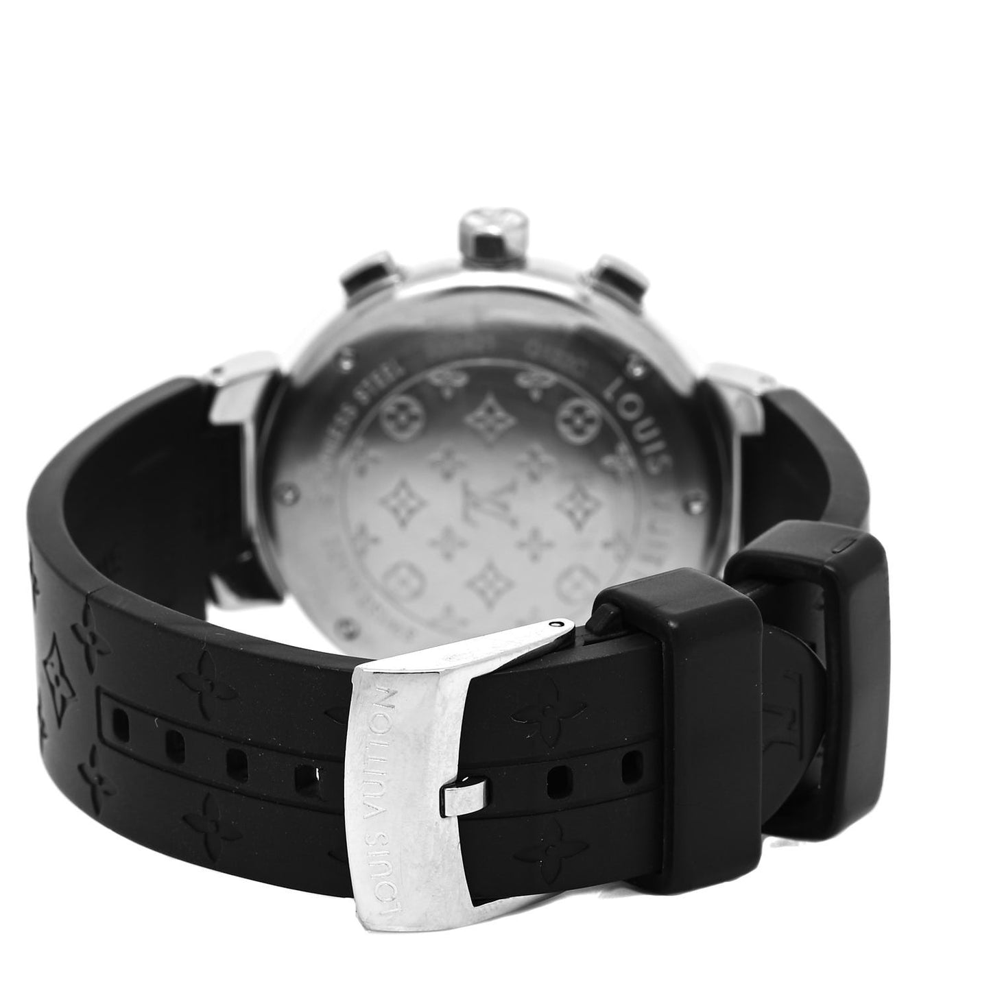 Stainless Steel Rubber Mother of Pearl 34mm Tambour Lovely Cup Quartz Watch