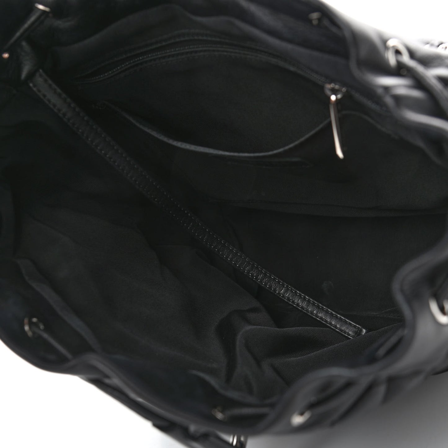 Lambskin Quilted Large Urban Spirit Backpack Black