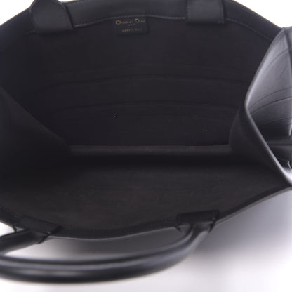 Christian Dior Calfskin Embossed Medium Book Tote Black 5 of 11