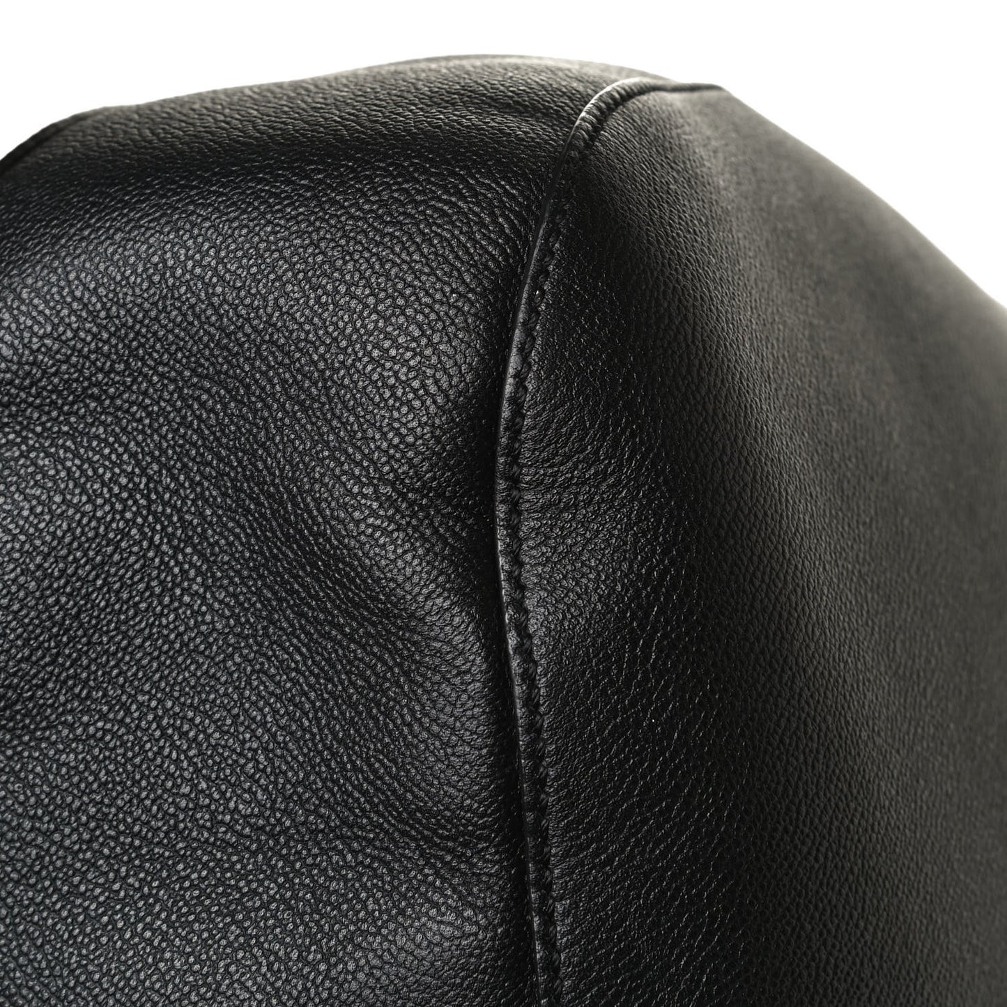 Grainy Calfskin Small Elmstone Hobo Black