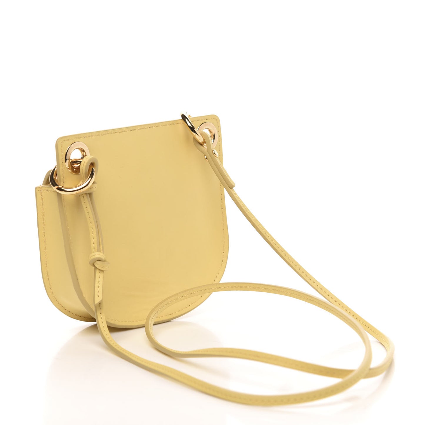 Calfskin Tess Mini Crossbody Bag Yellow