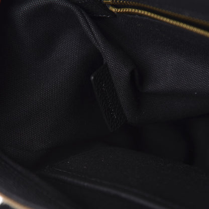 Burberry Canvas Mega Check Large Baildon Messenger Bag Black 10 of 11