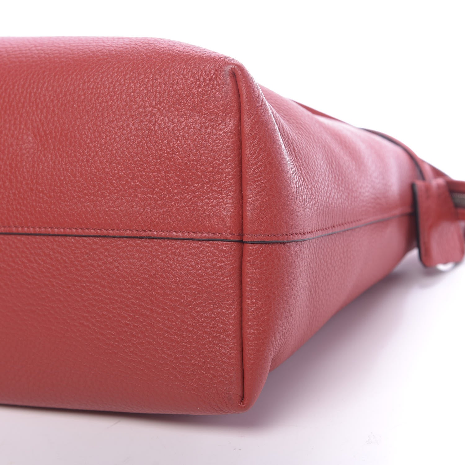 Prada Vitello Daino Tote Rosso 10 of 10