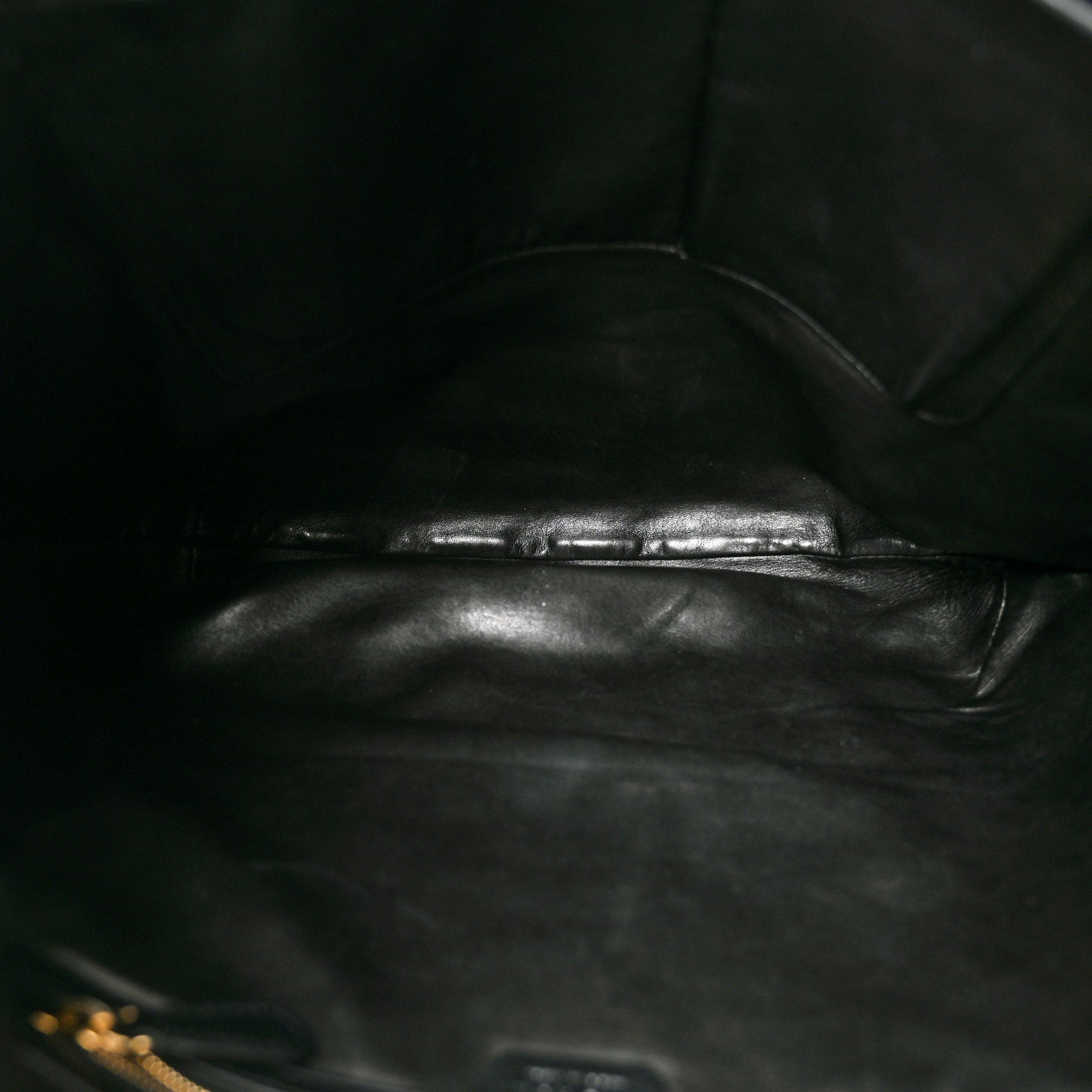Calfskin N/S Allie Bag Black