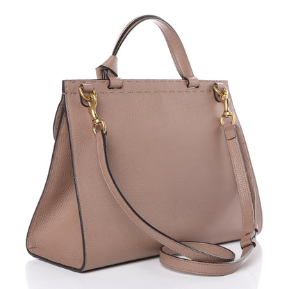 Gucci Calfskin Small Pearly GG Marmont Top Handle Bag Porcelain Rose 3 of 12