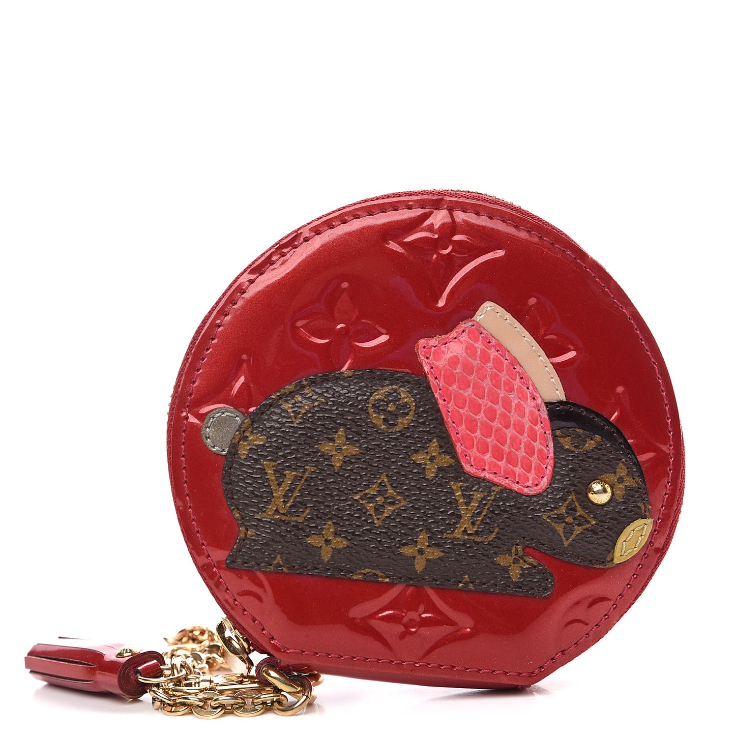Vernis Animania Lapin Bunny Round Coin Purse Pomme D'Amour