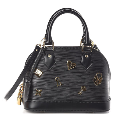 Louis Vuitton Epi Love Lock Alma BB Black 1 of 10