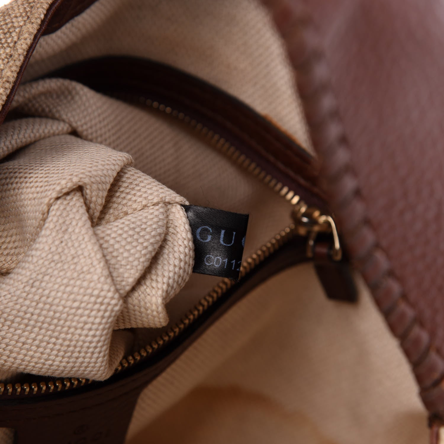 Gucci Monogram Medium New Jackie Shoulder Bag Brown 9 of 12