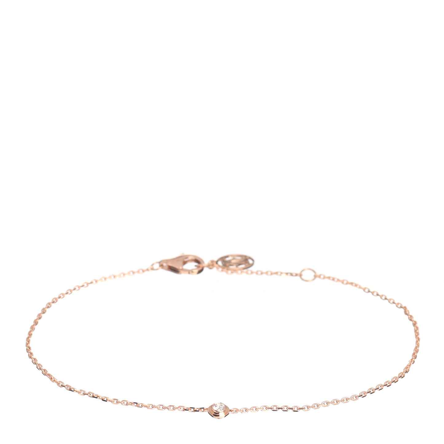 18K Pink Gold Diamond XS D'Amour Bracelet