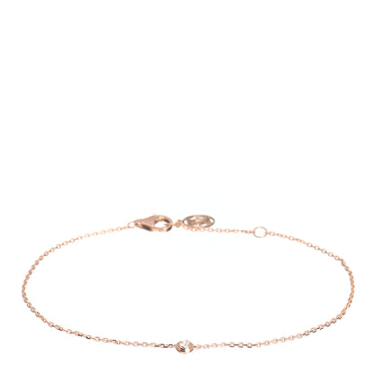 Cartier 18K Pink Gold Diamond XS D'Amour Bracelet 1 of 5