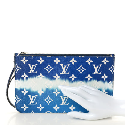 Louis Vuitton Monogram Escale Neverfull MM GM Pochette Blue 2 of 6