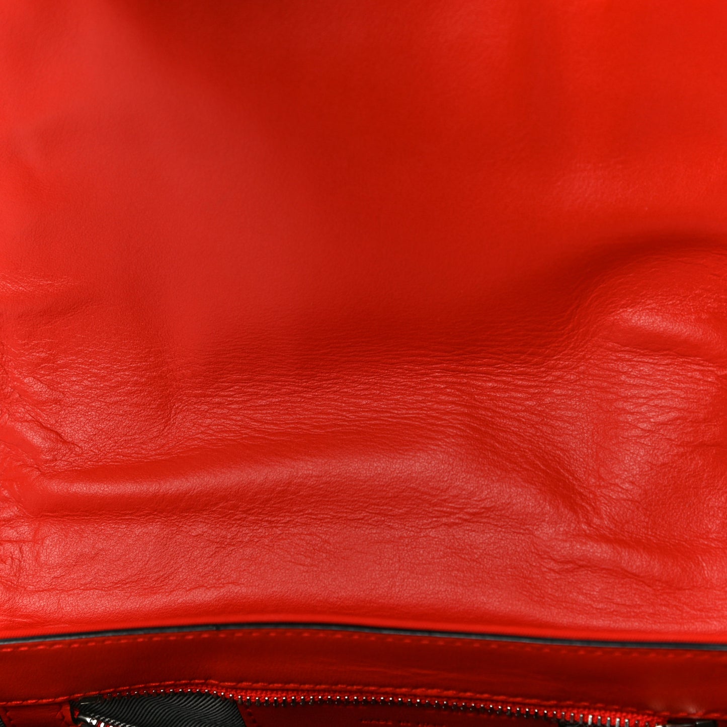 Nylon Calfskin PS1 Pouch Messenger Fire Red