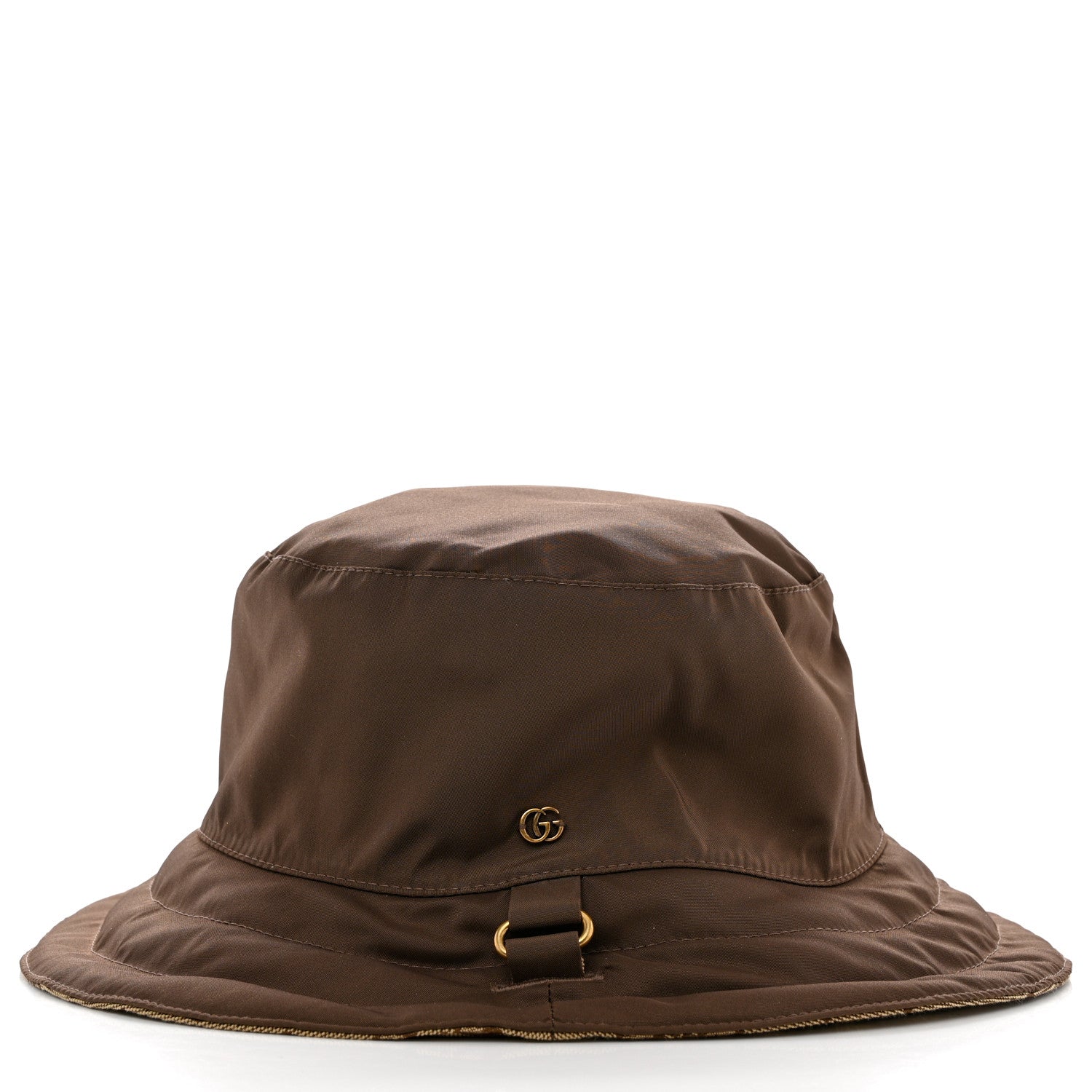 Gucci Canvas Monogram Reversible Bucket Hat M Brown 9 of 13