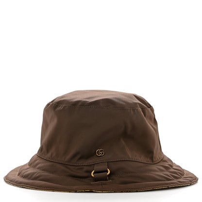 Gucci Canvas Monogram Reversible Bucket Hat M Brown 9 of 13