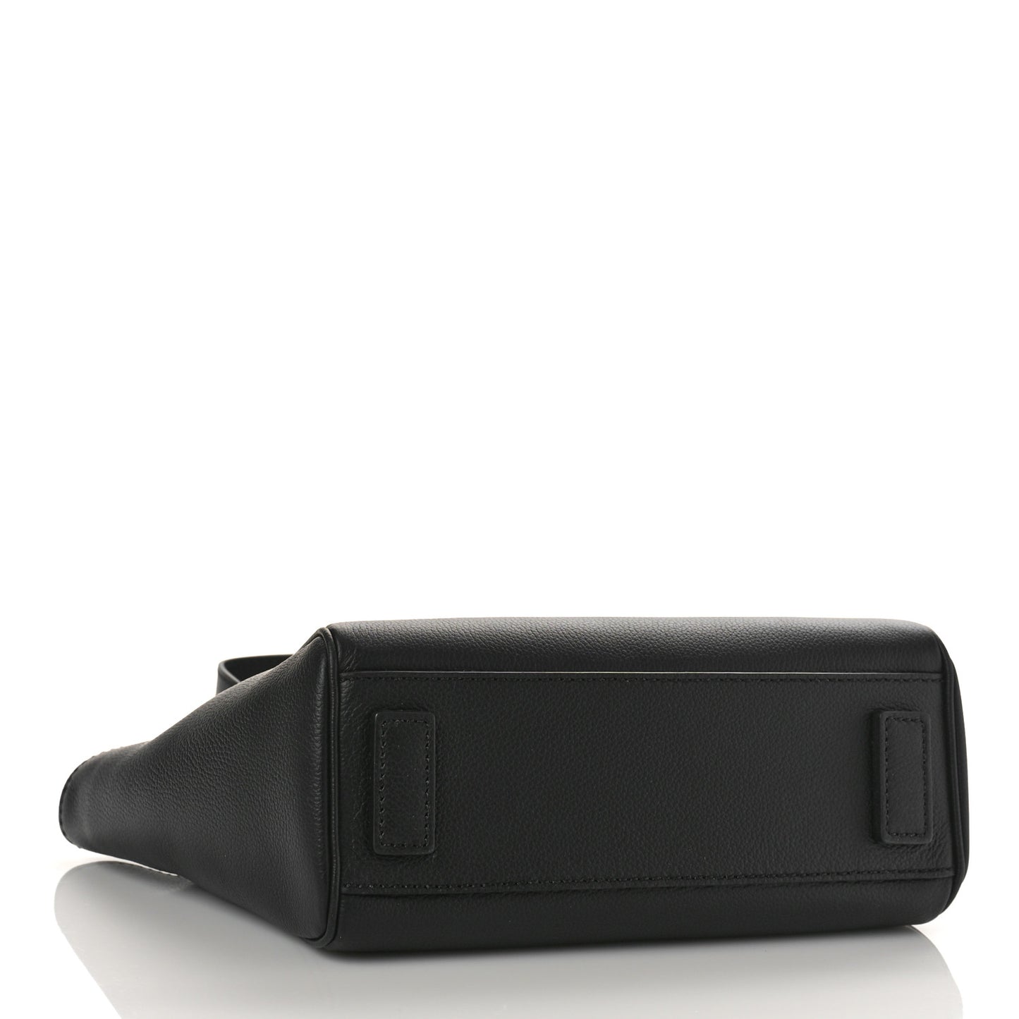 Grained Calfskin Small La Medusa Chain Convertible Tote Black